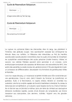 Aperçu - Texte - Le cycle de vie de Plasmodium falciparum - Planet-Vie - Page 3