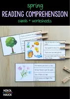 Vorschau - Arbeitsblätter - SPRING - PICTURE AND READING COMPREHENSION - Deckblatt