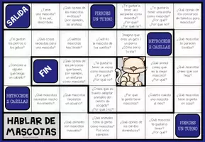 Vista previa - Juegos / Gamificación - HABLAR DE MASCOTAS - Juego de mesa de conversación - página 1