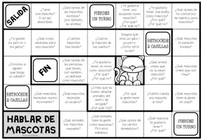 Vista previa - Juegos / Gamificación - HABLAR DE MASCOTAS - Juego de mesa de conversación - página 2