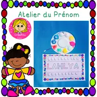 Aperçu - Fiches - Atelier du Prénom - Page de couverture