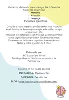 Vista previa - Unidades / Secuencias / Situaciones de Aprendizaje - Pack Estimulación cognitiva (3 cuadernos) - página 2