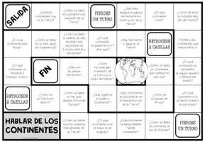 Vista previa - Juegos / Gamificación - LOS CONTINENTES - Juego de mesa de conversación - página 2