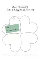 Vorschau - Arbeitsblätter - Happiness clover garland "This is happiness for us" - Classroom project (Englischunterricht) - Seite 1