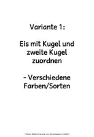 Vorschau - Fördermaterial/Inklusion - Legematerial Eis zu den verliebten Zahlen - Seite 1