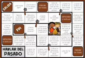 Vista previa - Juegos / Gamificación - HABLAR DEL PASADO - Juego de mesa de conversación - página 1