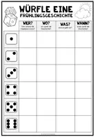 Vorschau - Arbeitsblätter - WÜRFELGESCHICHTE - FRÜHLING (+Arbeitsblätter) - Seite 3