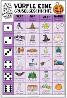 Vorschau - Arbeitsblätter - WÜRFELGESCHICHTE - GRUSELGESCHICHTE (+Arbeitsblätter) - Seite 1