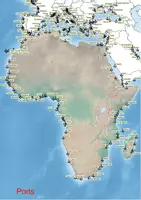 Aperçu - Cartes / Images - Carte de l'Afrique Carte des ports d'Afrique - Page de couverture