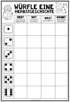 Vorschau - Arbeitsblätter - WÜRFELGESCHICHTE - HERBST (+Arbeitsblätter) - Seite 3