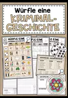 Vorschau - Arbeitsblätter - WÜRFELGESCHICHTE - KRIMINALGESCHICHTE (+Arbeitsblätter) - Deckblatt