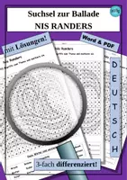 Vorschau - Arbeitsblätter - Suchsel zur Ballade NIS RANDERS von Otto Ernst - Word & PDF - Deckblatt