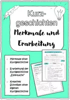 Vorschau - Stundenentwürfe - Kurzgeschichten - Merkmale und kreative Erarbeitung einer Kurzgeschichte - Deckblatt