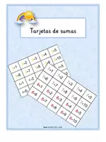 Vorschau - Aufgabenkarten - Tarjetas de sumas para aprender a sumar de cabeza - Deckblatt