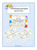 Vorschau - Fördermaterial/Inklusion - Verdopplungsaufgaben Karten Tipps & Tricks - Deckblatt