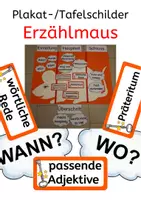 Vorschau - Poster - Plakat-/ Tafelschilder Erzählmaus - Deckblatt