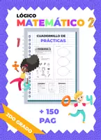Vista previa - Unidades / Secuencias / Situaciones de Aprendizaje - CUADERNO DE PRÁCTICA DE LÓGICO MATEMÁTICO 2º GRADO PRIMARIA - Portada
