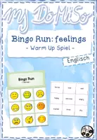 Vorschau - Spiele - Bingo Run: Feelings - Warm up Spiel - Englisch - Deckblatt