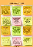 Vorschau - Merkblätter - Discussion Phrases - Language Support - Seite 1