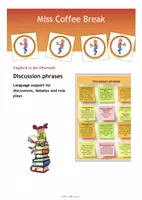 Vorschau - Merkblätter - Discussion Phrases - Language Support - Deckblatt