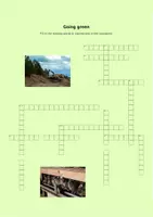 Vorschau - Arbeitsblätter - Going green / Environment (Crossword) - Seite 1