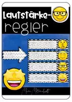 Vorschau - Poster - Emoji-Klassenzimmer: Lautstärkeregler - Deckblatt