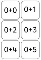 Vorschau - Präsentationen/Tafelbilder - Karten für die Einspluseins-Tafel - Seite 1