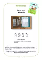 Vorschau - Stationenlernen - Klettmappe 5 - ZR 5 Subtraktion - Seite 1