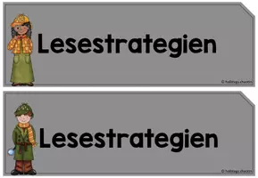 Vorschau - Poster - Merkplakate Lesestrategien - Seite 3