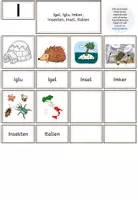 Vorschau - Fördermaterial/Inklusion - Anlaute - A E I O U: 48 Wort- und 48 Bildkarten - Seite 3
