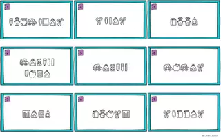 Vorschau - Arbeitsblätter - School Vocabulary - Puzzle Task Cards - Seite 3