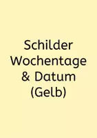 Vorschau - Poster - Monster Datum & Wochentage Mottoklasse Klassenmotto - Seite 1