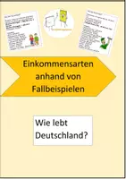 Vorschau - Stundenentwürfe - Einführung Einkommensarten anhand von Fallbeispielen - Deckblatt