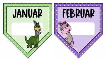 Vorschau - Bildkarten - Dinosaurier-Klasse - Dino Geburtstagswimpel zur Klassenraumdekoration (Dinosaurier) - Seite 3