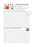 Vorschau - Arbeitsblätter - Welt ohne Regeln (Gedankenexperiment) - Deckblatt