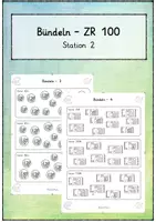 Vorschau - Arbeitsblätter - Geld wechseln - Klasse 1 - differenziert - ZR20 - Station 8 - Deckblatt