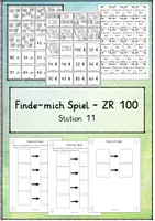 Vorschau - Arbeitsblätter - Geld- Finde mich Spiel - Klasse 2 - ZR100 - Station 11 - Deckblatt