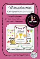 Vorschau - Anderer Materialtyp - 50 Urkunden für ganz besondere Auszeichnungen - Deckblatt