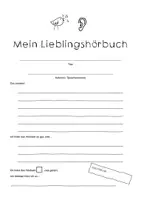 Vorschau - Arbeitsblätter - Bewertungsbögen Hörspiel & Hörbuch! - Seite 1