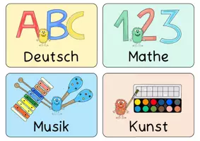 Vorschau - Poster - Monster Tagesplan Fächer Mottoklasse Klassenmotto - Seite 3