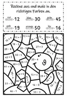 Vorschau - Arbeitsblätter - Rechen-Mal-Blätter im Zahlenraum bis 100 - Klasse 2 - Deckblatt