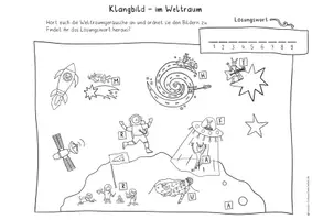 Vorschau - Stundenentwürfe - Musik Grundschule, Klangbild im Weltraum, fertige Musikstunde, Musik fachfremd unterrichten - Seite 3