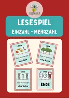 Vorschau - Spiele - Ich habe - Wer hat? / Lesespiel Einzahl - Mehrzahl 2.Klasse - Deckblatt