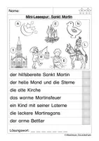 Vorschau - Arbeitsblätter - Lesespur Sankt Martin - Seite 2
