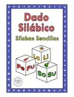 Vista previa - Manualidades / Dibujos para colorear - DADO SILABICO SENCILLAS SILABAS ESPAÑOL DIGRAFOS - Portada