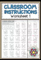 Vista previa - Hojas de trabajo - Classroom Instructions - Worksheet 1 - Portada