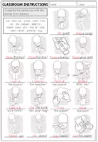 Vista previa - Hojas de trabajo - Classroom Instructions - Worksheet 1 - página 2