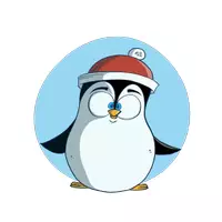 Vorschau - selbst erstellte Cliparts/Grafiken - Pinguin mit Schildern zur Gestaltung von Arbeitsblättern - Seite 1