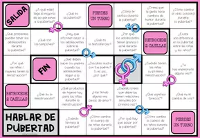 Vorschau - Spiele - HABLAR DE PUBERTAD - Plauderbrettspiel in Spanisch - Seite 1