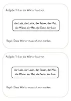 Vorschau - Arbeitsblätter - Lernwörtertraining Grundwortschatz Hessen Wörter mit ai - Seite 3
